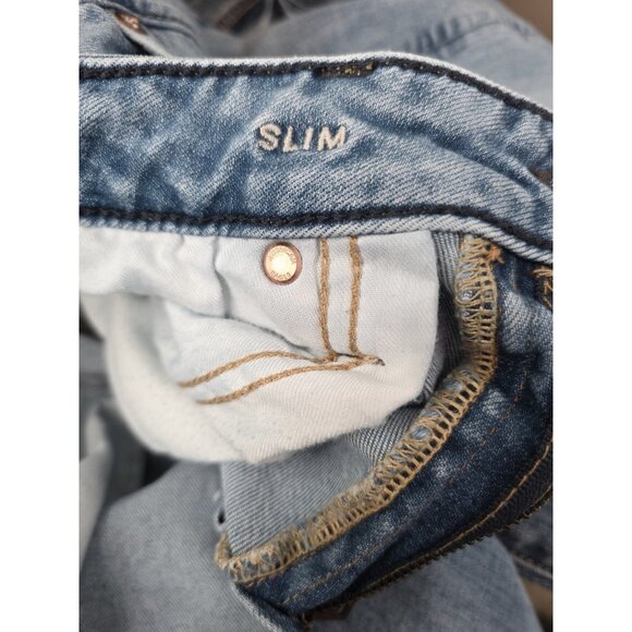 American Eagle Men's Jeans Size 32 x 32 Blue Slim Airflex Denim Jean Pants - Picture 10 of 11